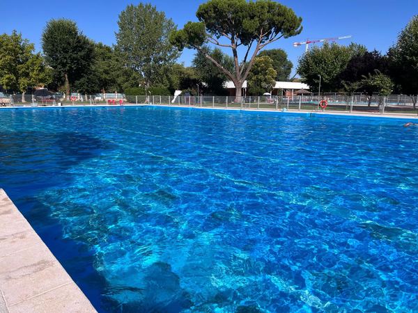 Residential community pool maintained by our team