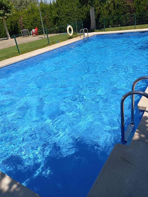 Crystal-clear water after our maintenance visit