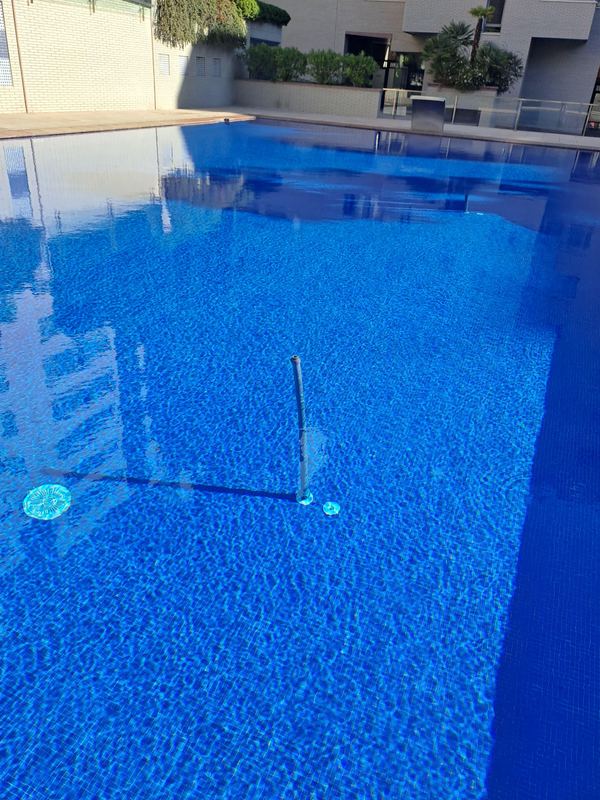 Crystal-clear water after our maintenance visit