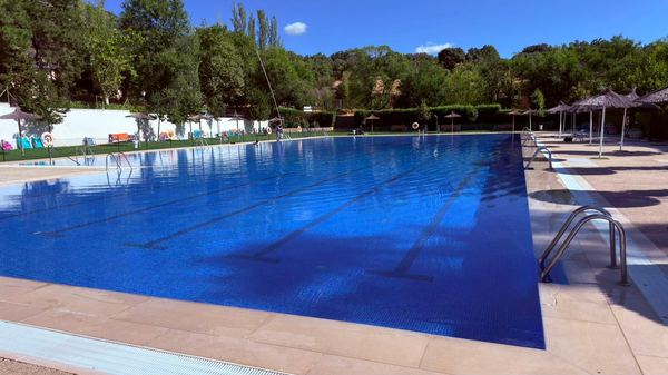 Residential community pool maintained by our team